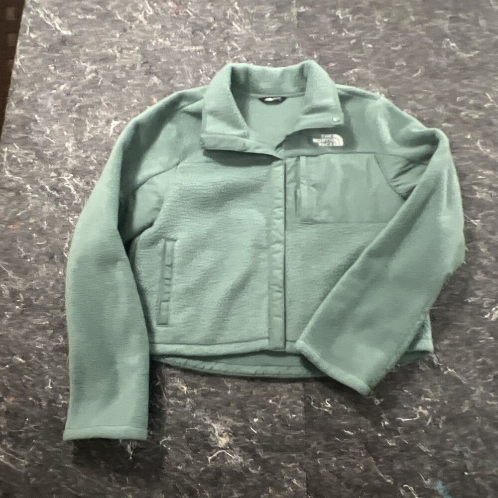 The North Face Youth Girl Jacket Size XXL Green Comfort
